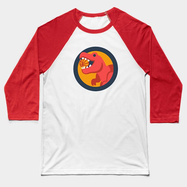 Prehistoric Hoops Baseball T-Shirt by Hayden Mango Collective 